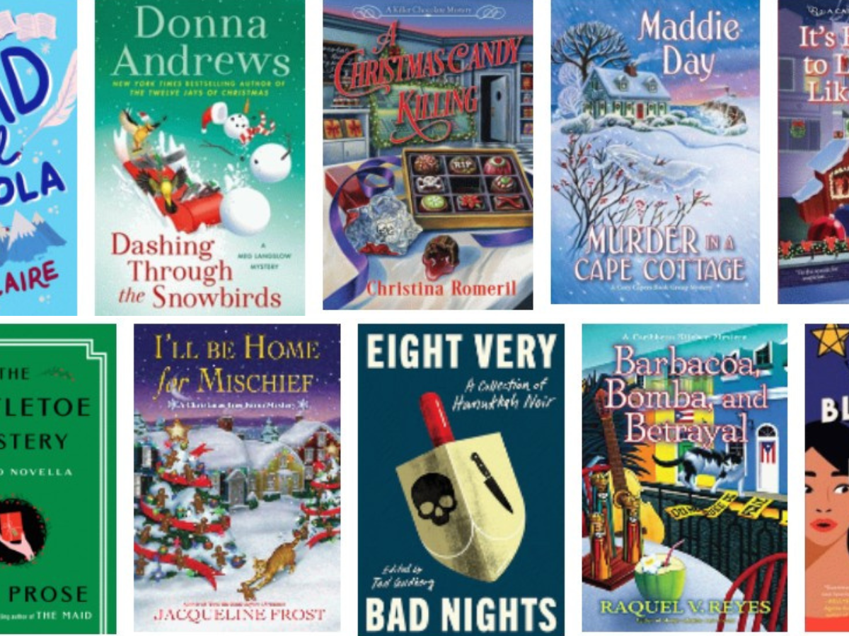 cozy mysteries in december at reading public ilbrary