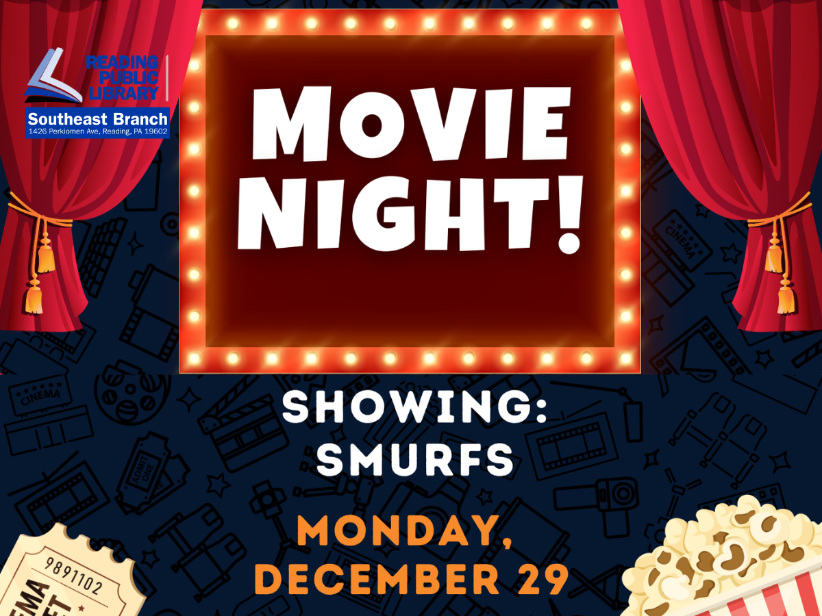 movie screen with popcorn