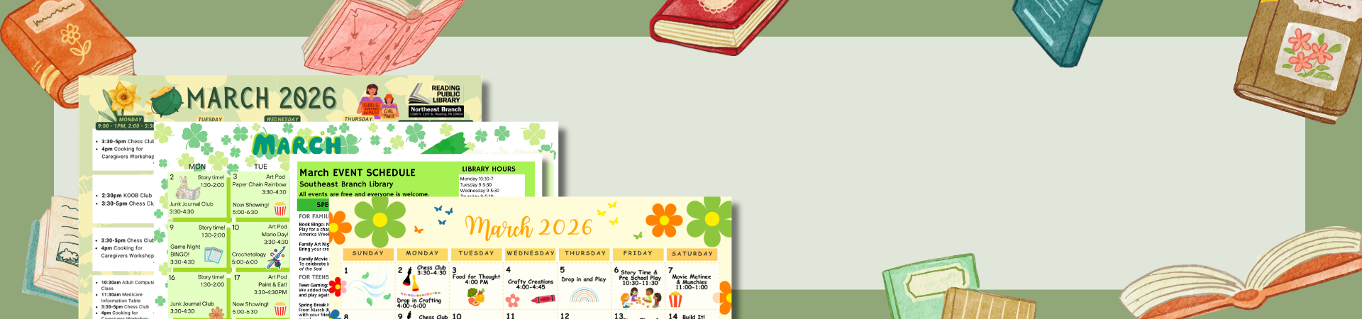 march calendars from reading public library march calendars from reading public library