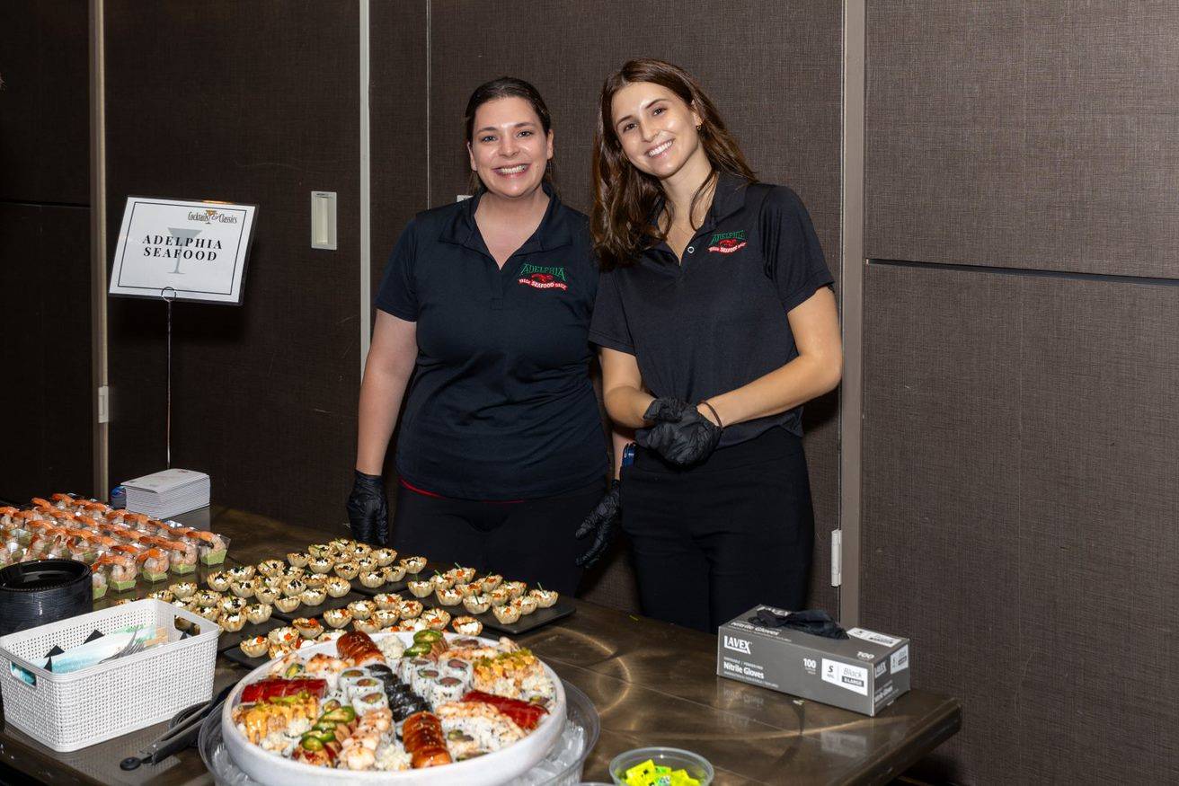 Adelphia Seafood vending food at Cocktails & Classics
