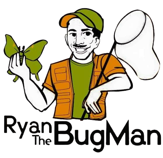 Logo of Ryan the Bug Man.