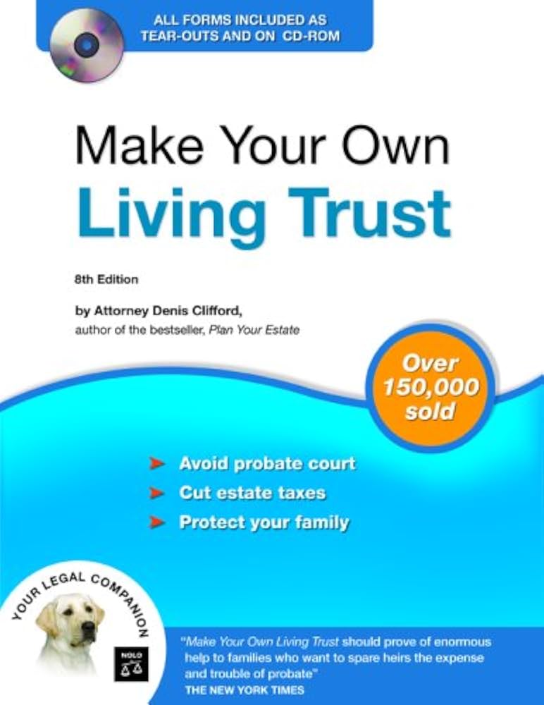 Book cover for Make Your Own Living Trust by Denis Clifford