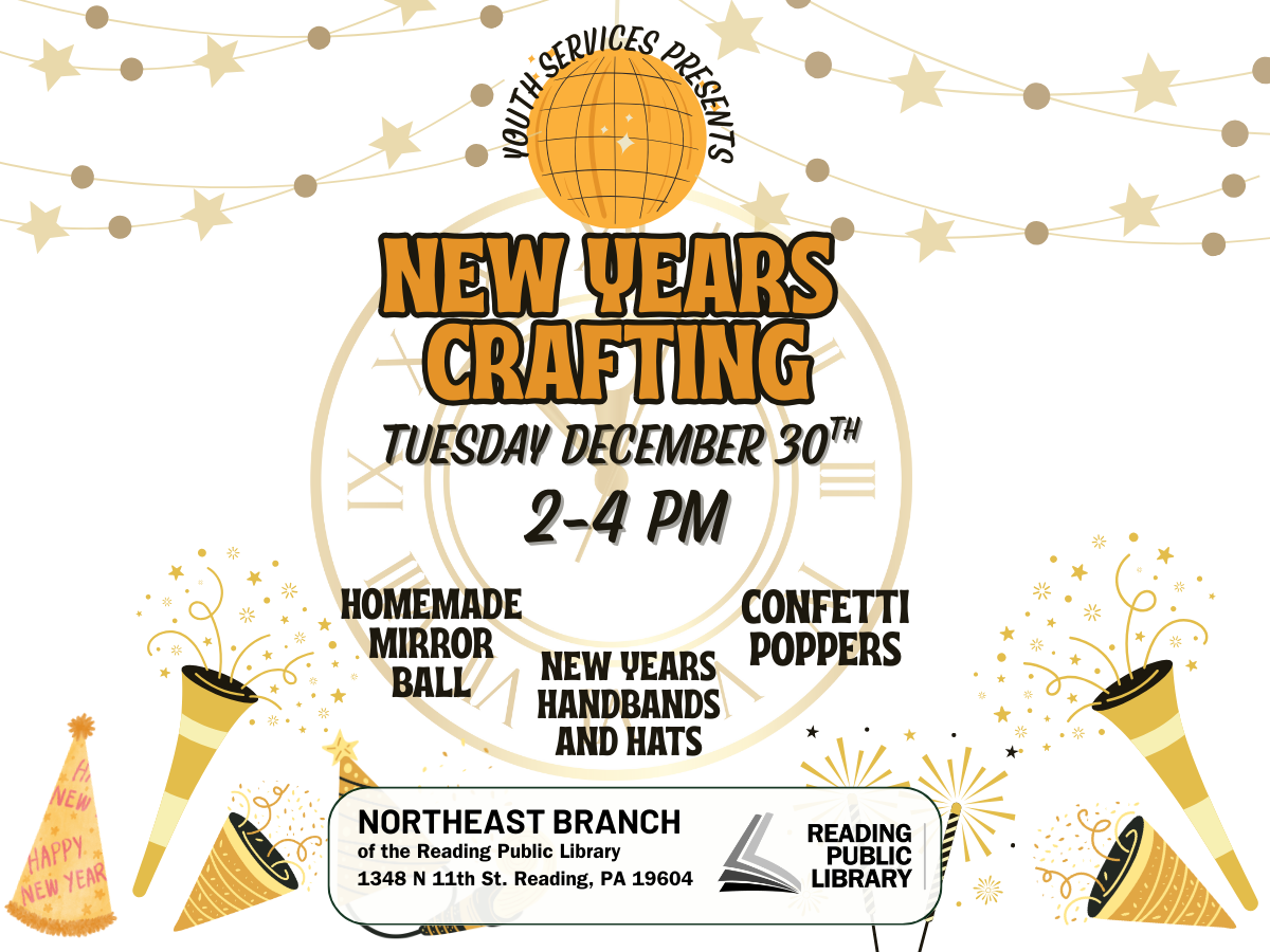 new years ball, party horns, and sparklers