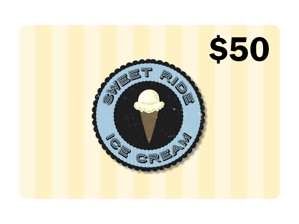 sweet ride gift card