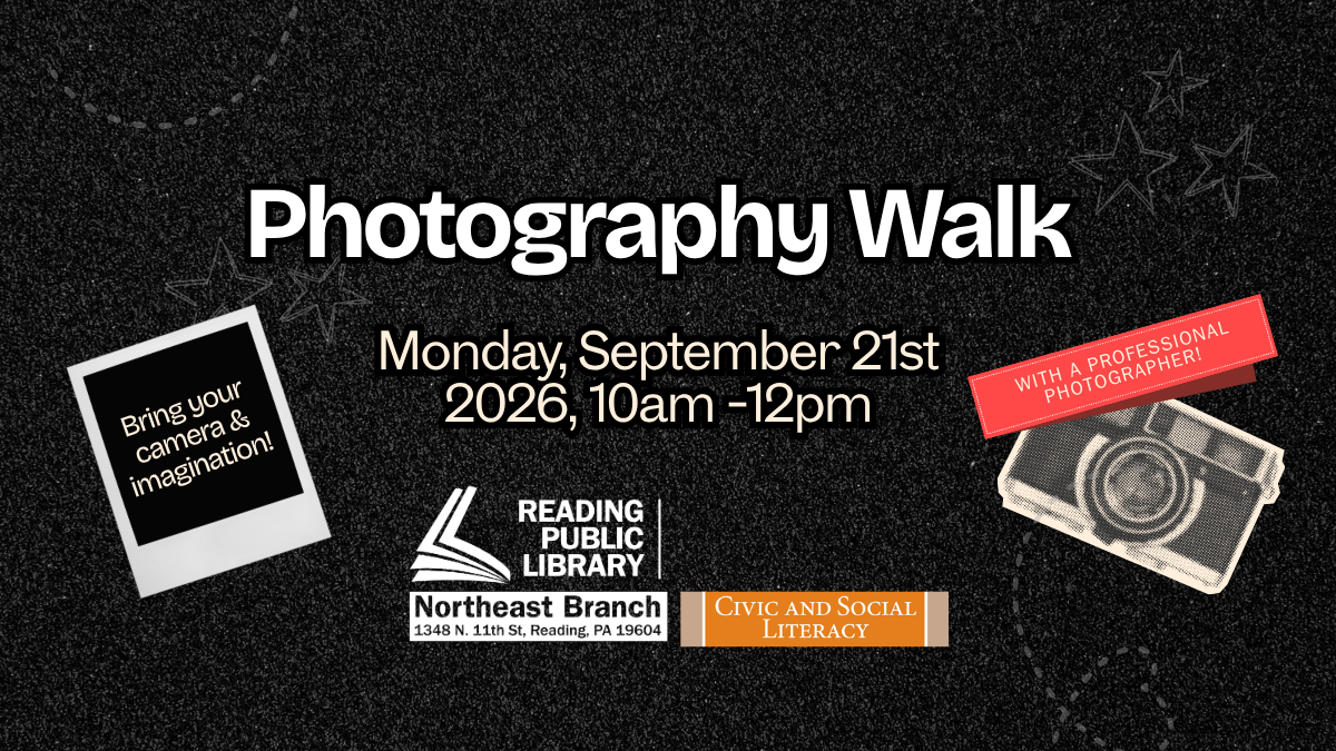 Photography Walk for Adults at Northeast Branch