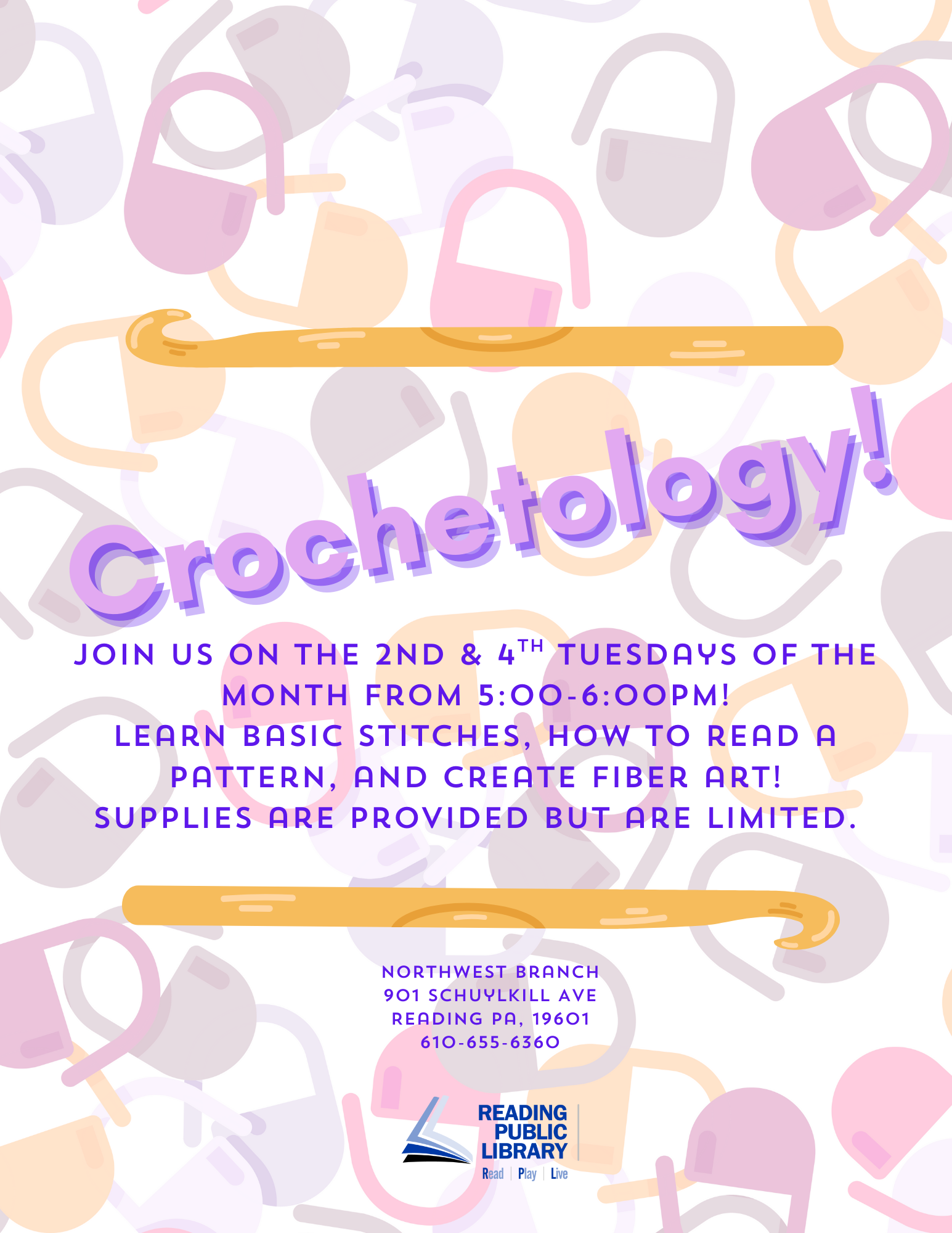Crochetology Crochet Class at Northwest Branch