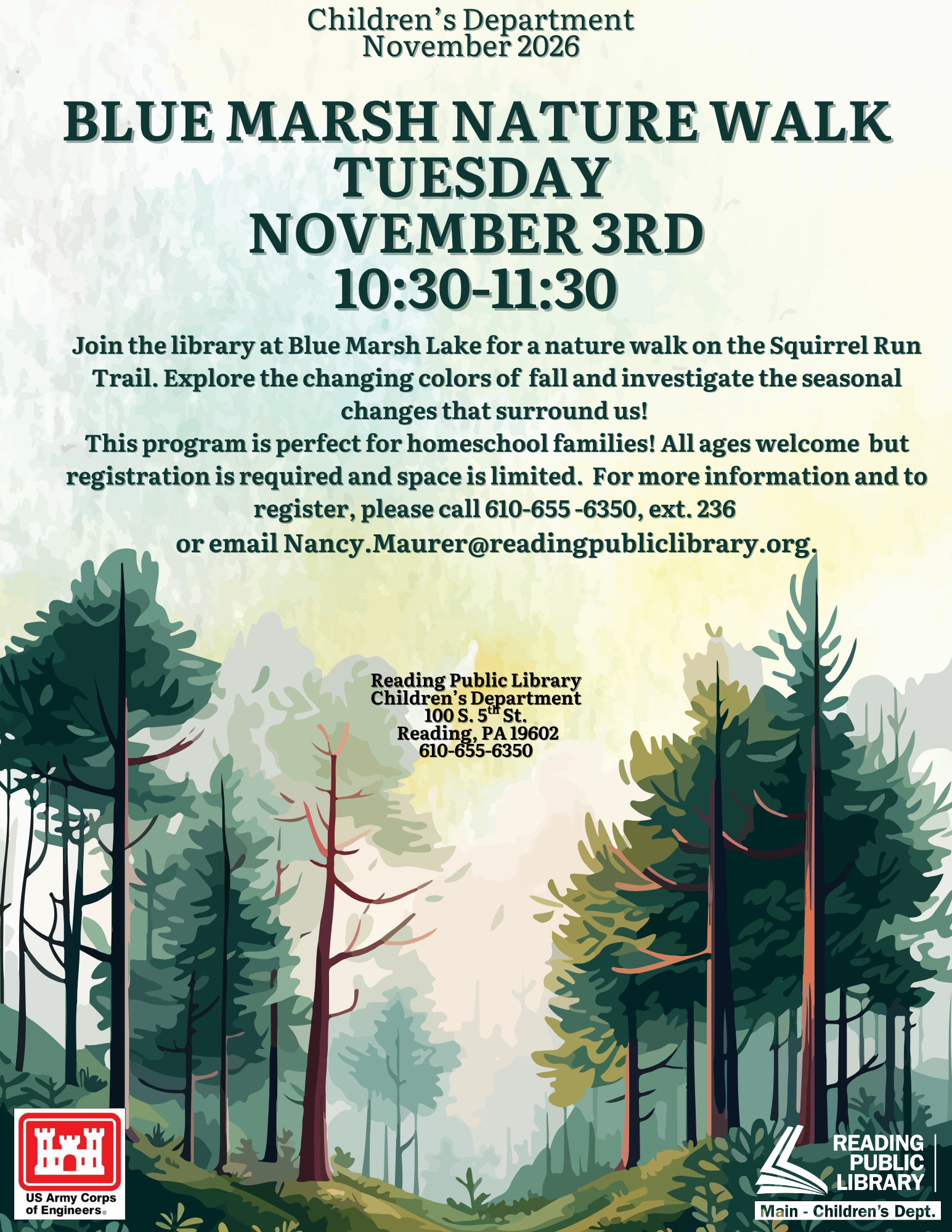Library Field Trip at Blue Marsh