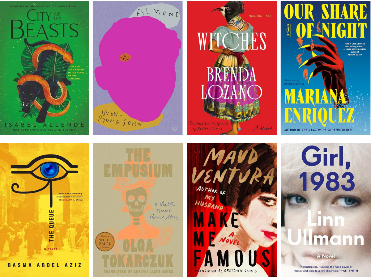 women in translation book tiles